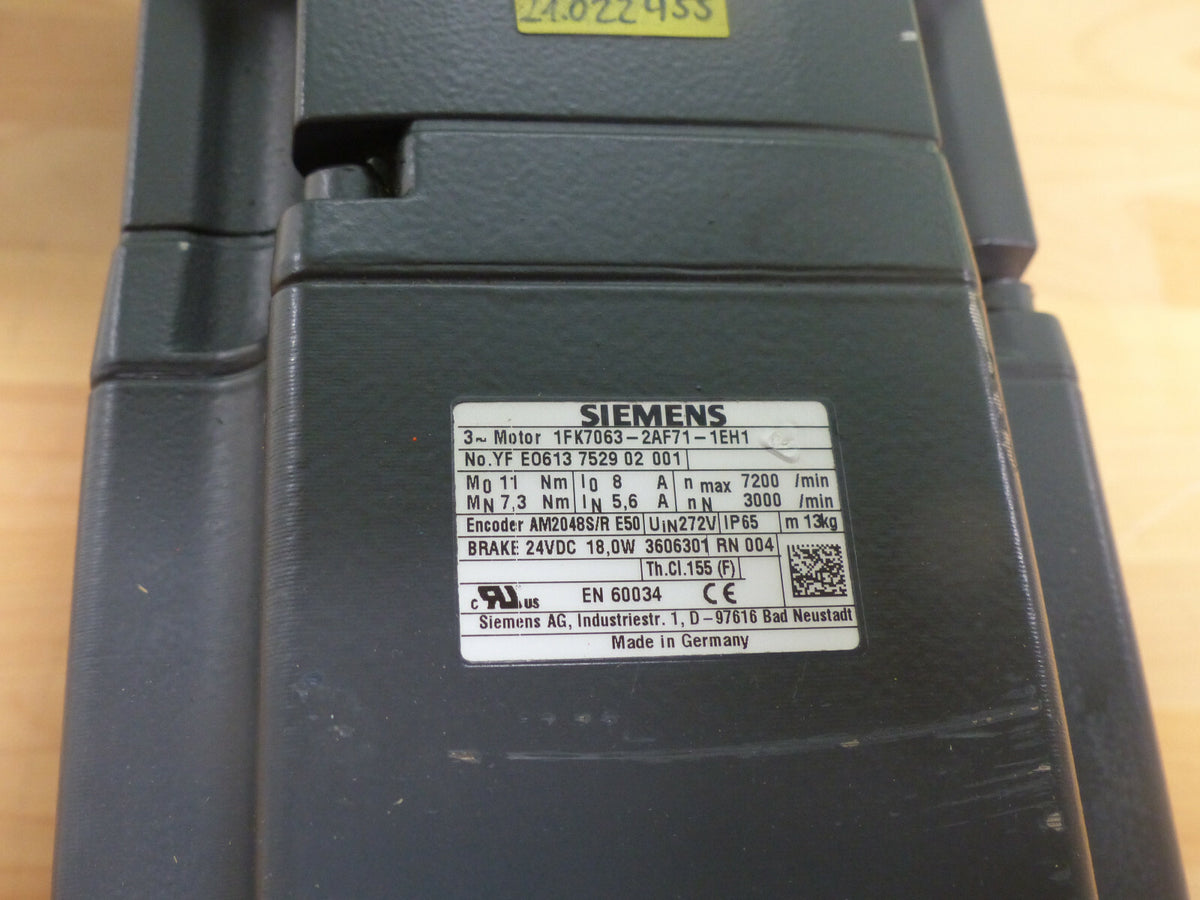 Siemens 1FK7063-2AF71-1EH1 1FK70632AF711EH1 s.Bilder