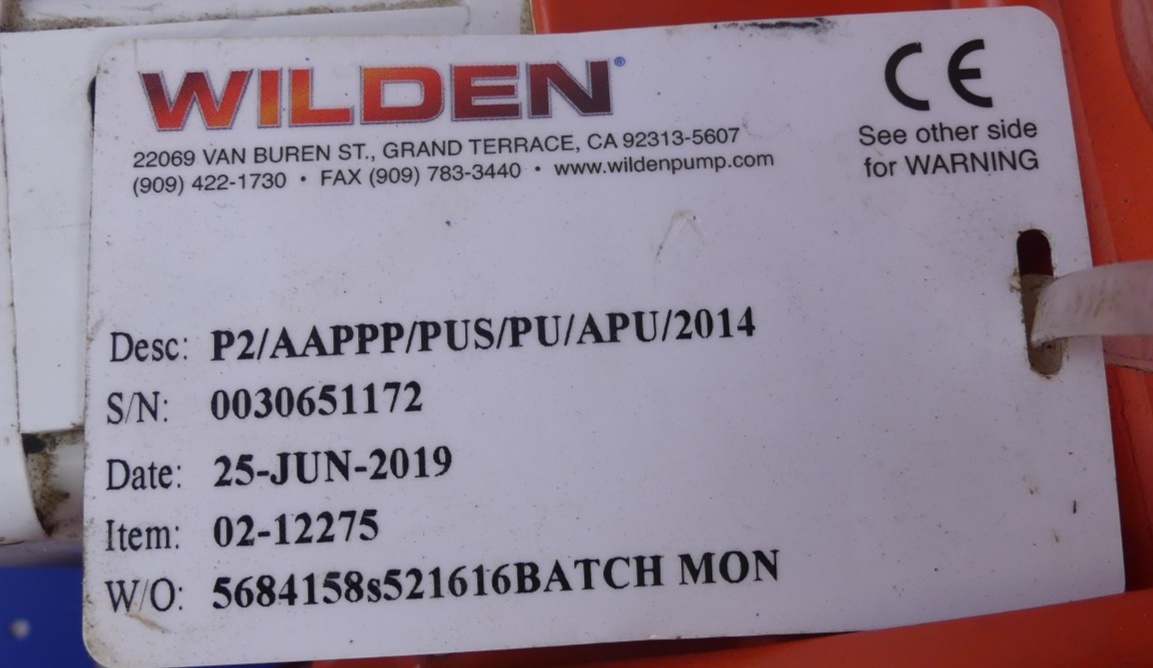 wilden P2/AAPPP/PUS/PU/APU/2014