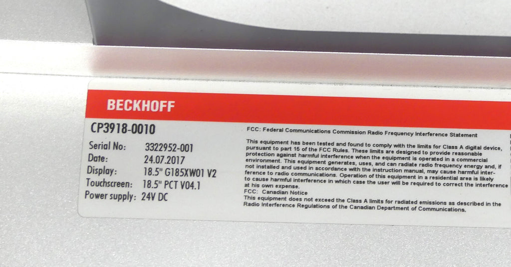 Beckhoff CP3918-0010