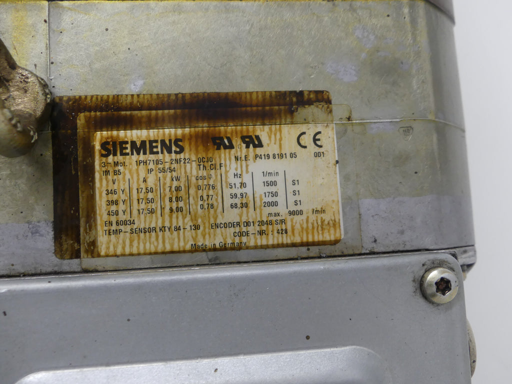 Siemens  1PH7105-2NF22-0CJ0  ( leicht beschädigt)