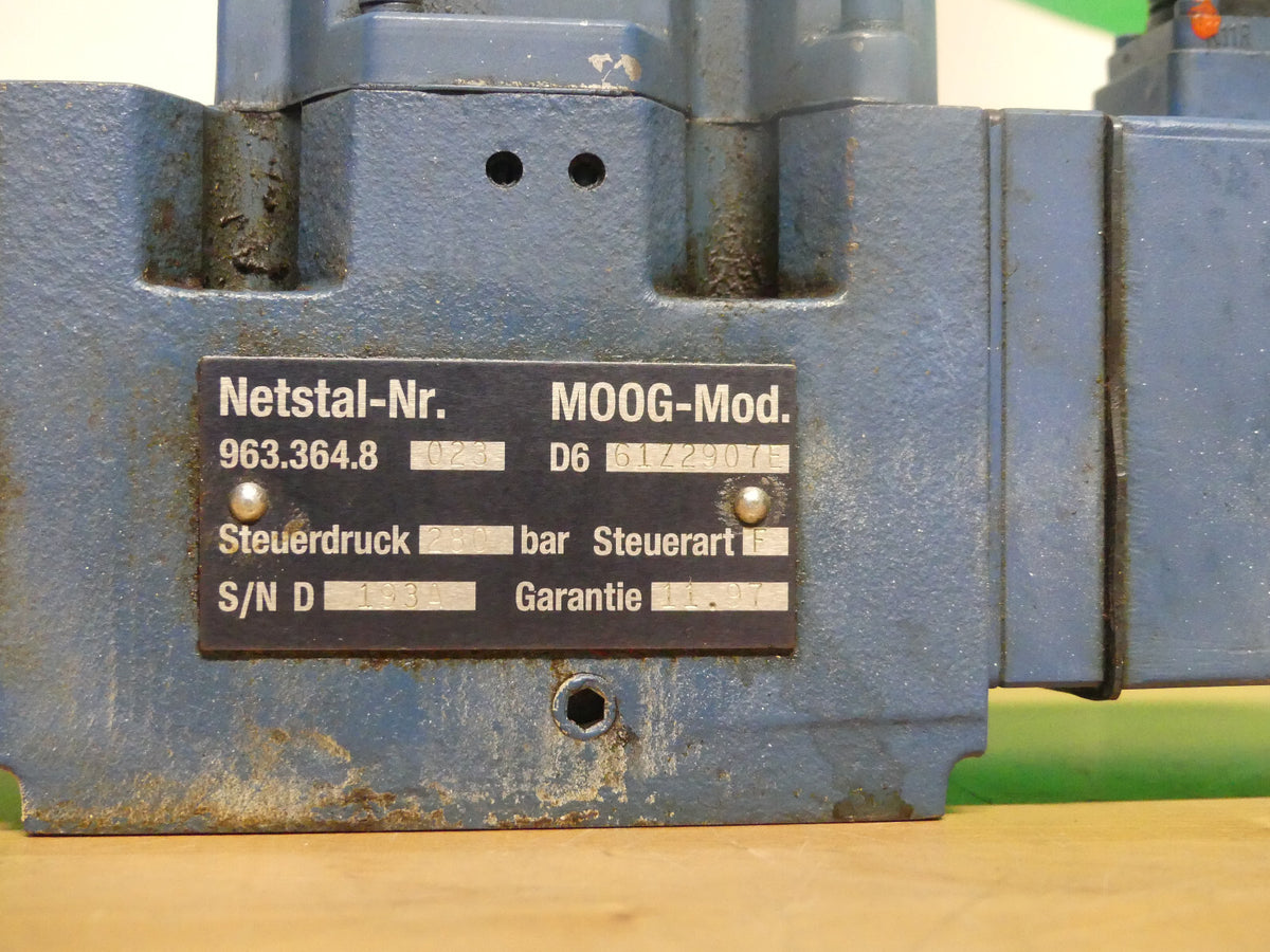 Netstal Moog Servo Jet D661Z2907E  963.364.8023  280bar