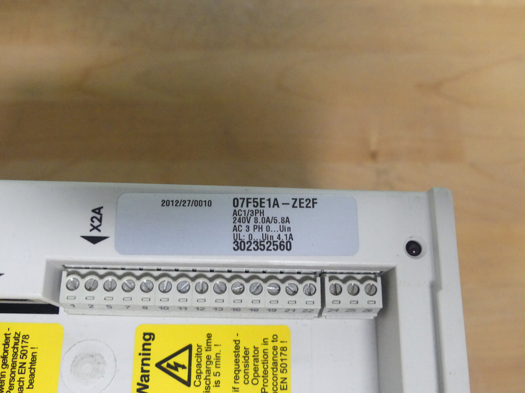 KEB F5 Combivert Frequenzumrichter 07F5E1A-ZE2F