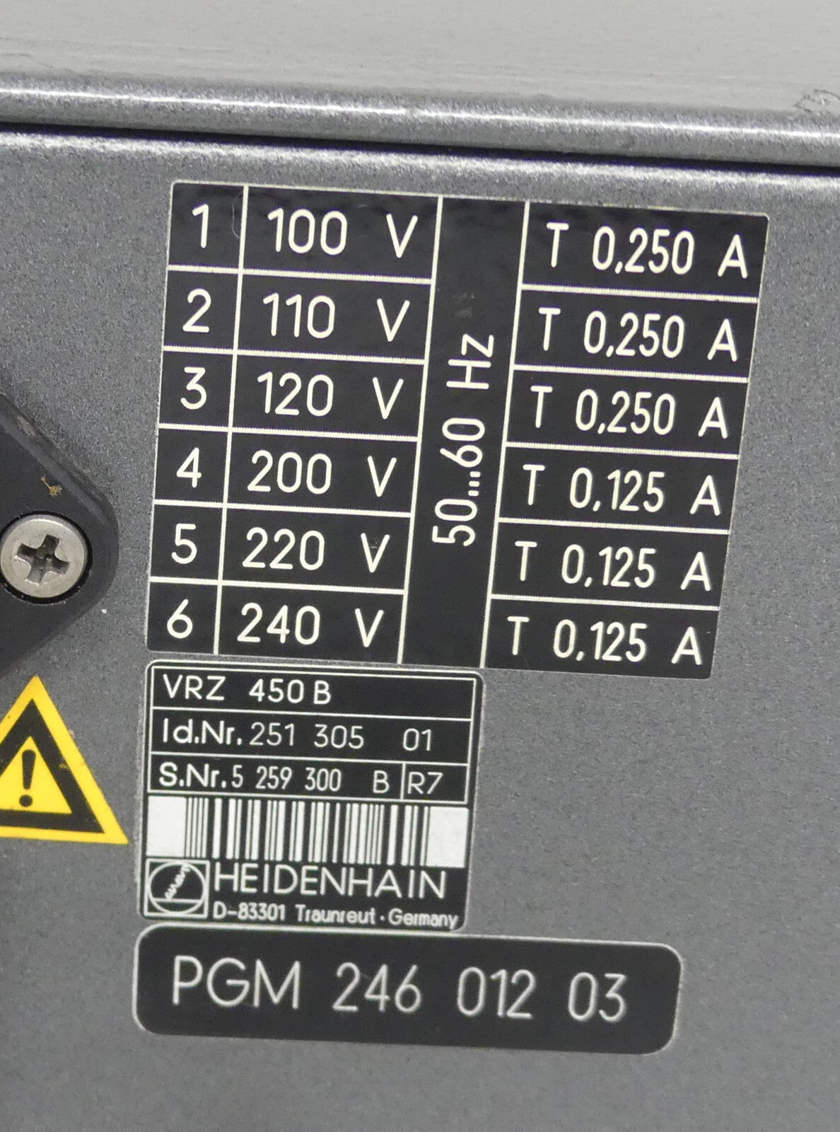 Heidenhain VRZ 450 B  VRZ450B  id.Nr.251 305 01