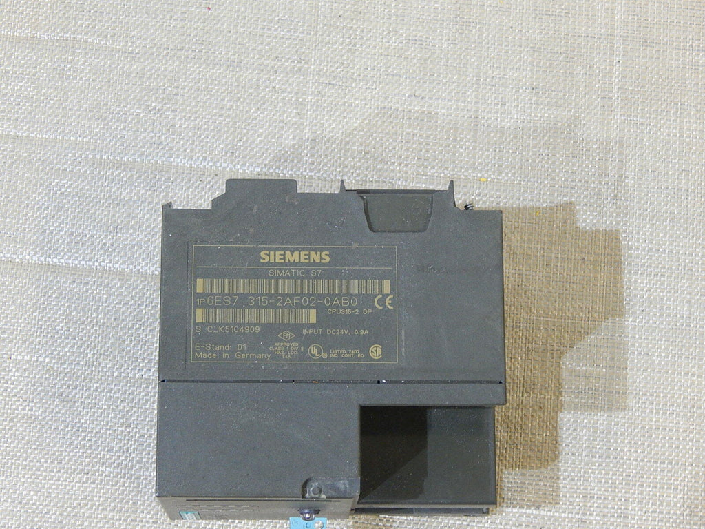 SIEMENS SIMATIC S7 /  6ES7 315-2AF02-0AB0 Ecke gebrochen s.Bilder