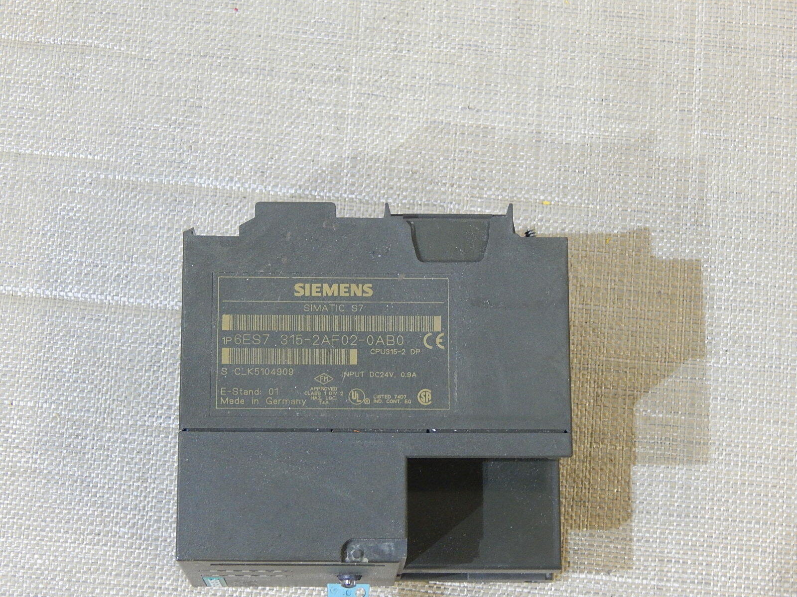 SIEMENS SIMATIC S7 /  6ES7 315-2AF02-0AB0 Ecke gebrochen s.Bilder