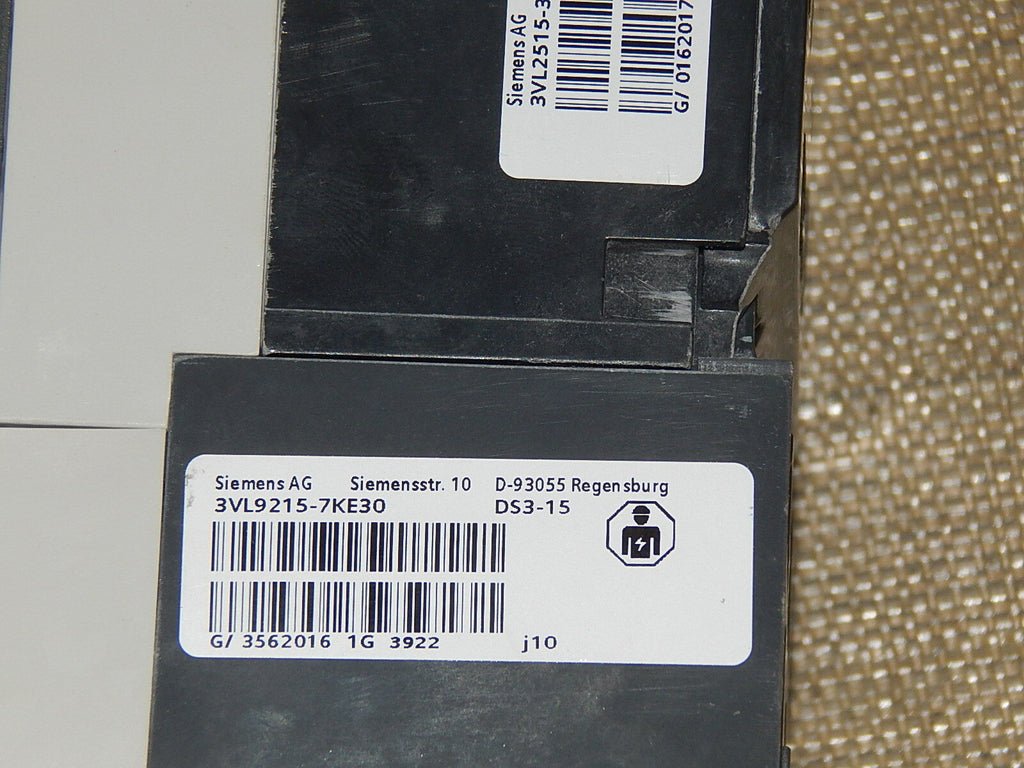 SIEMENS 3VL2515-3RR30-0AA0 + 3VL9215-7KE30 Leistungsschalter 150A used