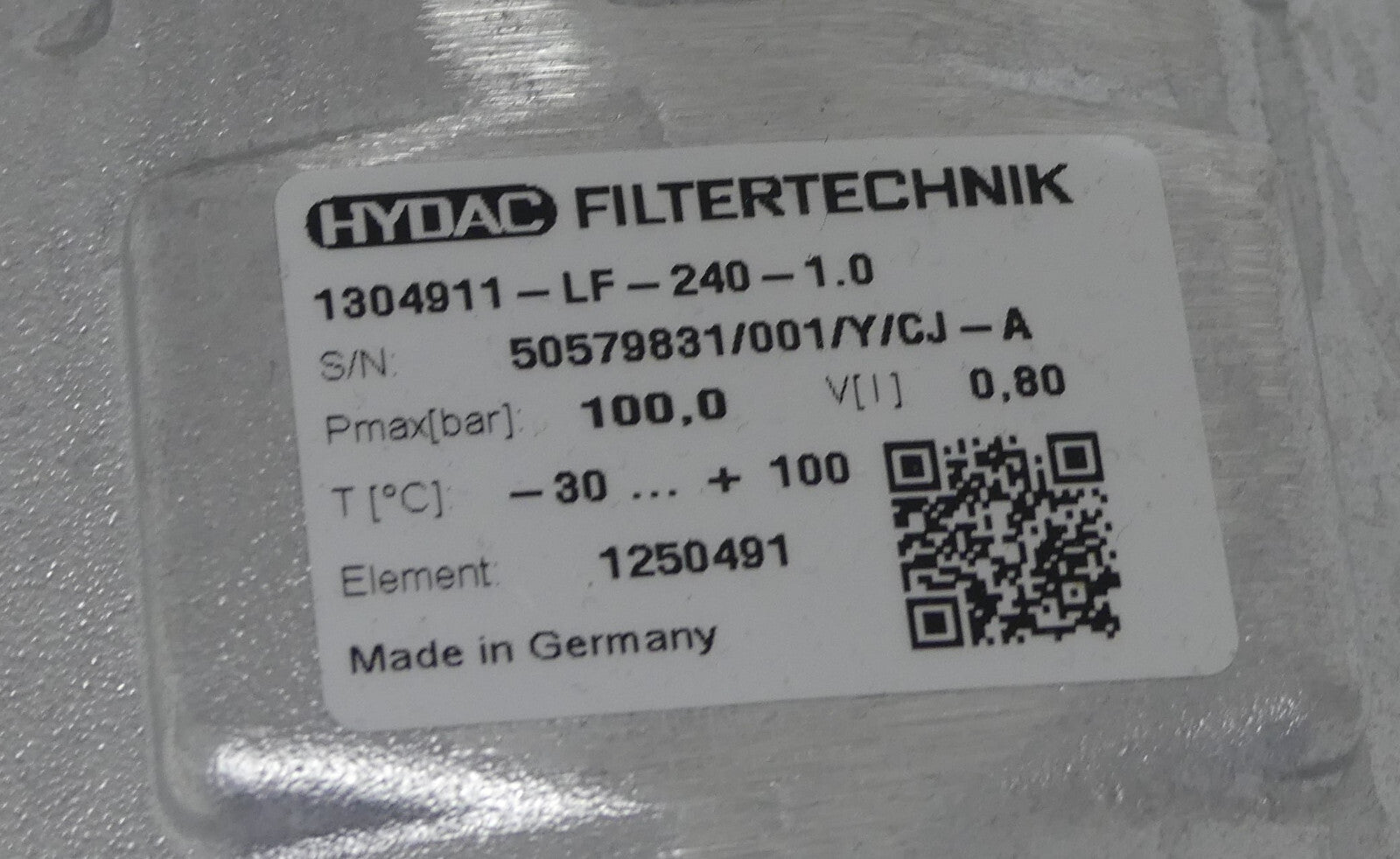haydac filtertechnik 1304911-lf-240-1.0