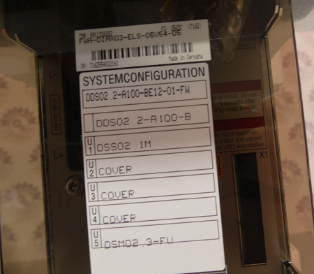 Indramat Rexroth AC Servo DDS02.2-A100-BE12-01-FW