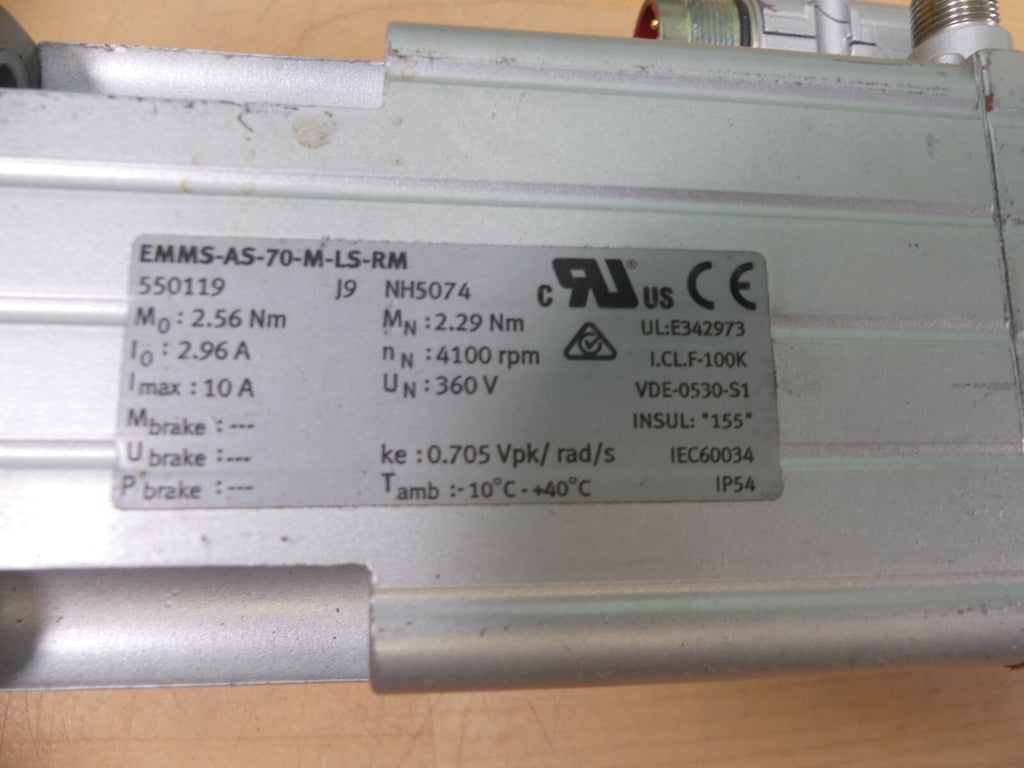 Festo Servomotor EMMS-AS-70-M-LS-RM  /  550119