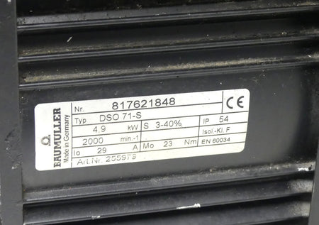 Baumüller DSO 71-S mit W2S130-AB03-10