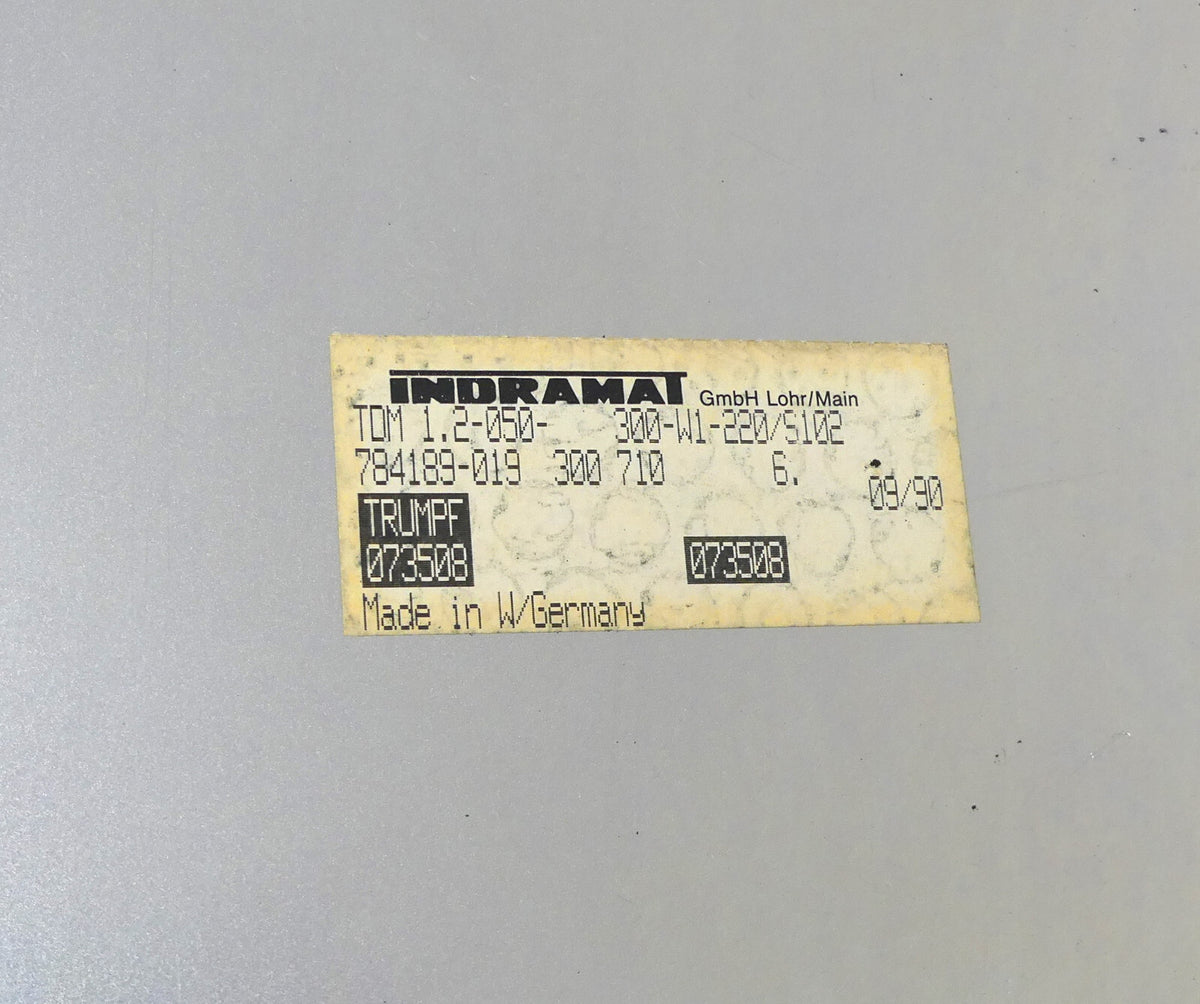 Indramat TDM 1.2-50-300-W1-220/S0102