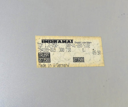 Indramat TDM 1.2-50-300-W1-220/S0102