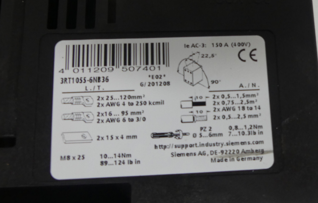 Siemens 3RT1055-6NB36