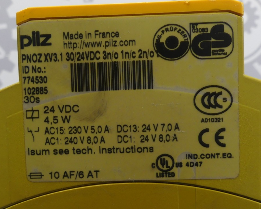 PILZ PNOZ XV3.1  774530