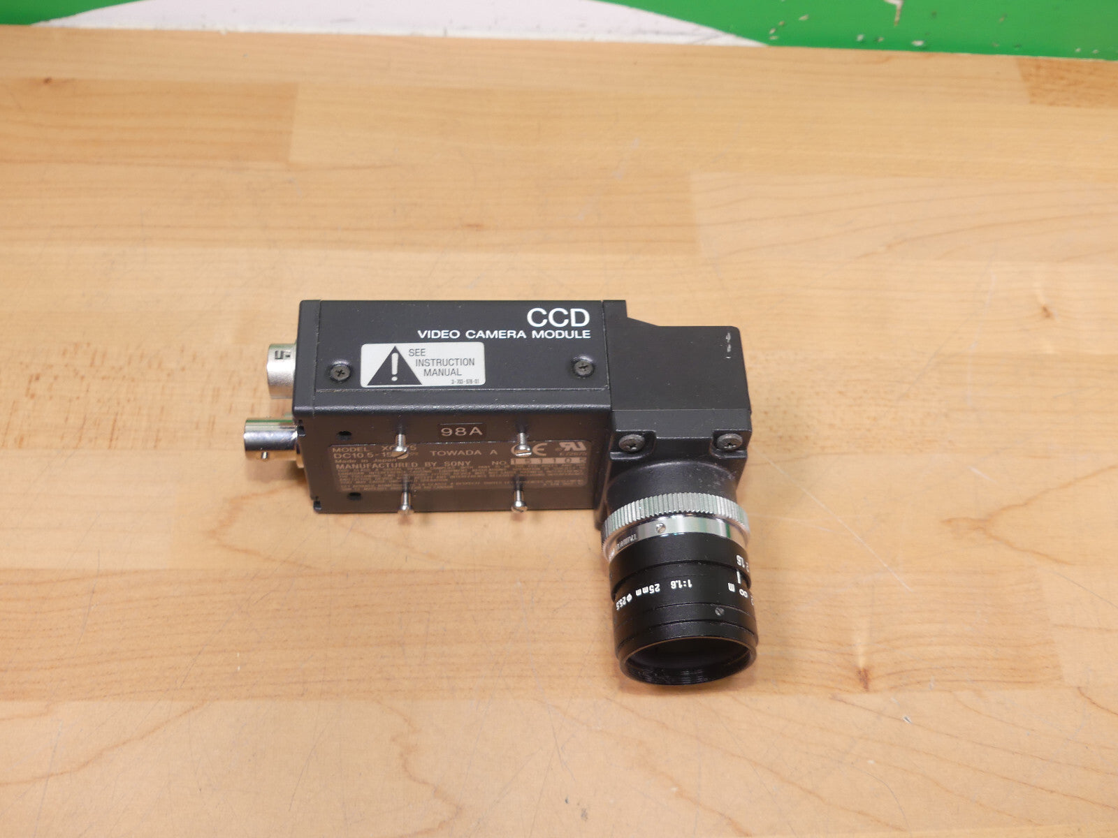 Sony Module Tested Ccd Video Camera Functional XC-75L