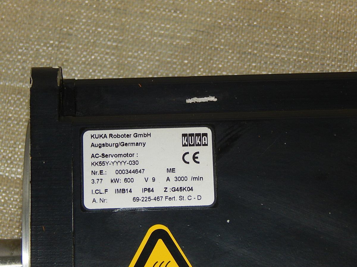 KUKA  AC-Servomotor KK55Y-YYYY-030 Art.Nr.: 69-225-467  Used