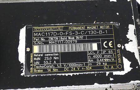 INDRAMAT MAC117D-0-FS-3-C/130-B-1