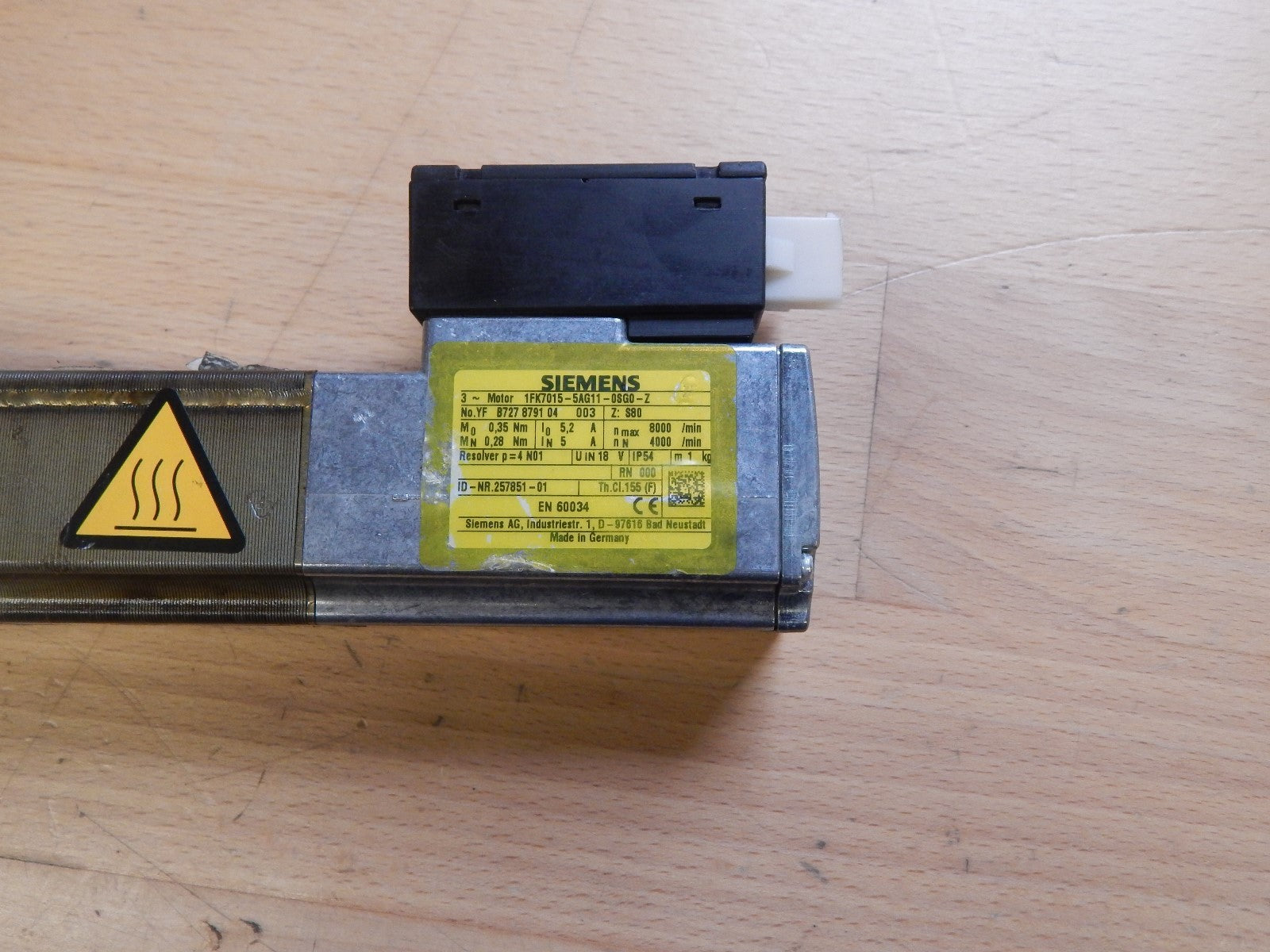 Siemens 3~Motor 1FK7015-5AG11-0SG0-Z