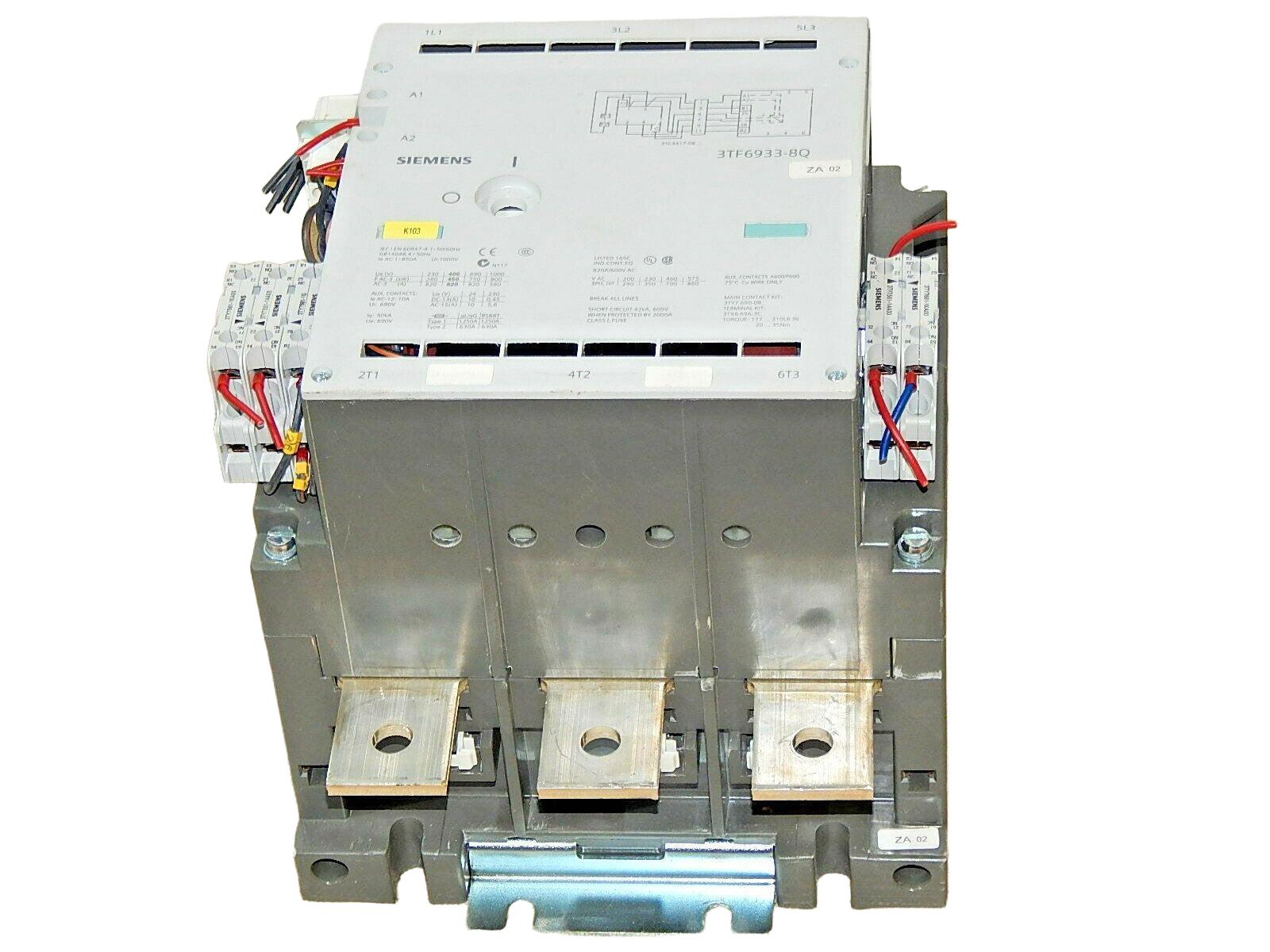 Siemens 3TF6933-8QL7-Z  Schütz Contactor 3ZX1012-0TF14-1AA2 used s.Bilder