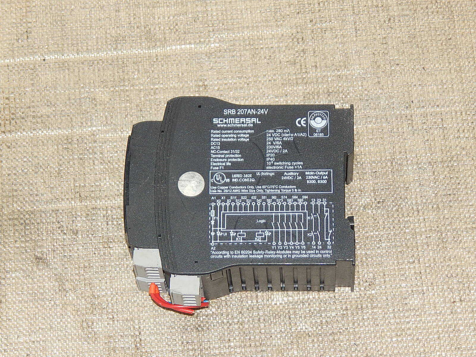 Schmersal  SRB 207AN-24V Sicherheitsrelais used