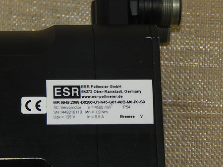 ESR Pollmeier Servomotor. MR 6949.2088-D0260-U1-N45-G01-A0B-M0-P0-S0 used