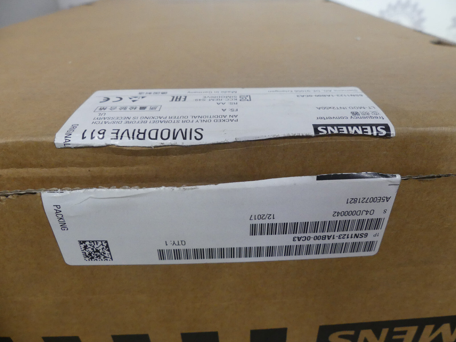 SIEMENS 6SN1123-1AB00-0CA3