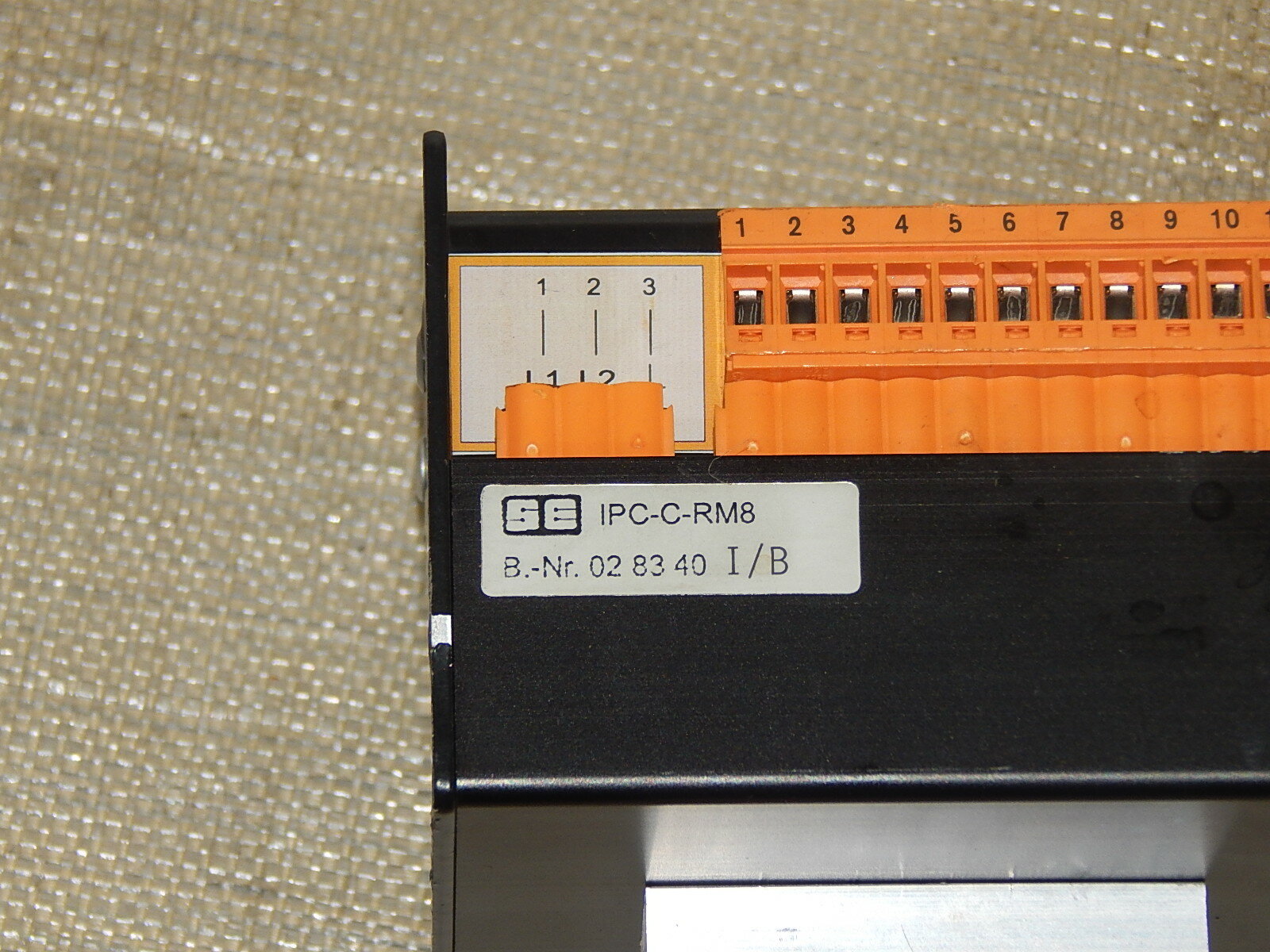  SE-ELEKTRONIC IPC-C-RM8 // B-Nr.02 83 40 used
