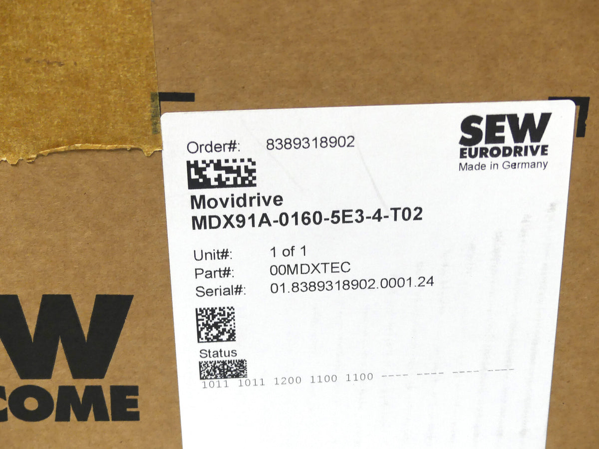 SEW MDX91A-0160-5E3-4-T-T02