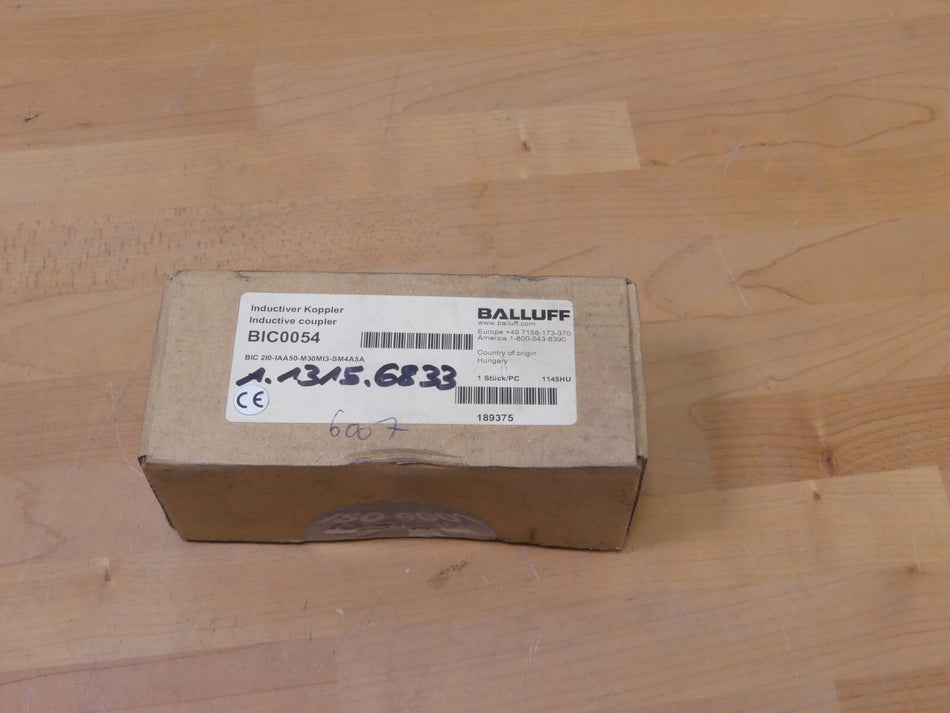 Balluff BIC0054 Fluid Pressure Regulator