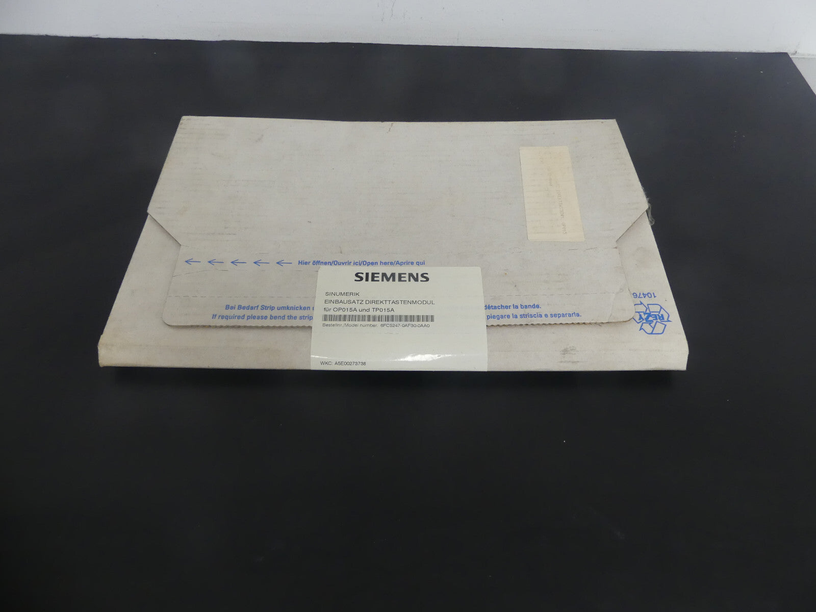 Siemens Sinumerik Einbausatz Direkttastenmodul für OP015A und TP015A OVP