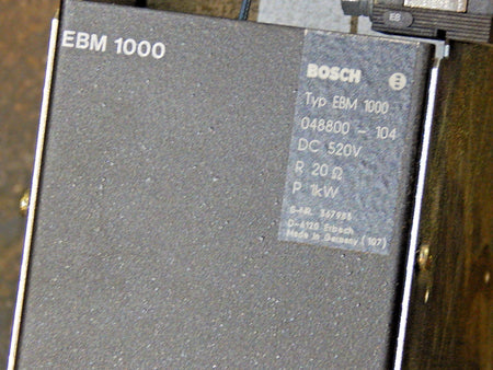 Bosch  EBM 1000   Servodyn   048800-104