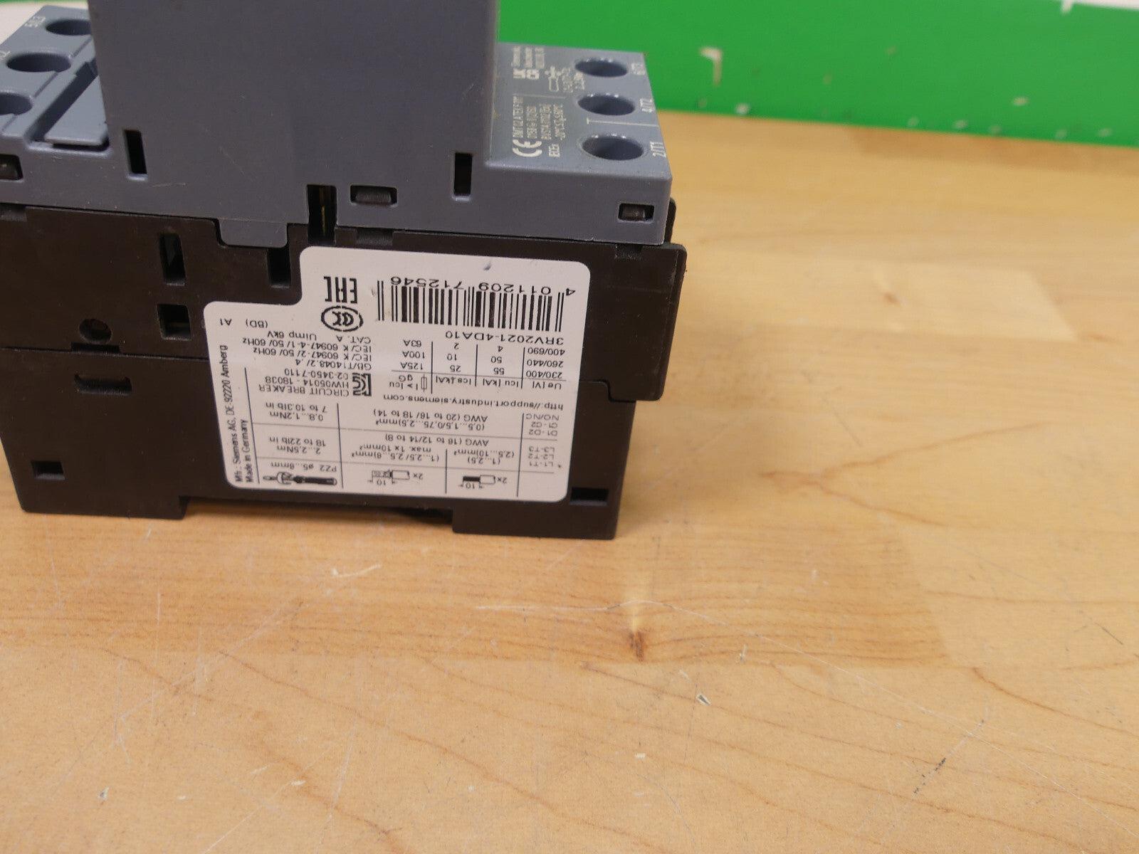 Siemens Sirius 3RV2021-4DA10 Leistungsschalter