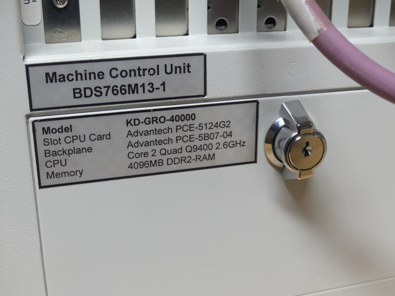 Grohmann Machine Control Unit  Model KD-GRO-40000  /  BDS766M13-1 s.Bilder