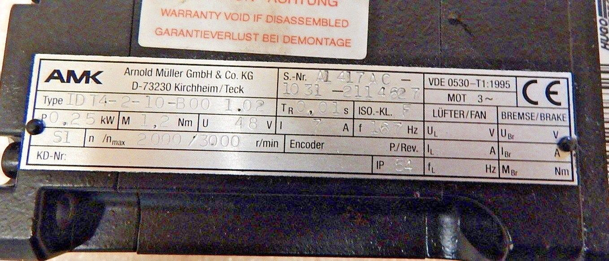 AMK DT4-2-10-B00 IDT4210B00 1.02