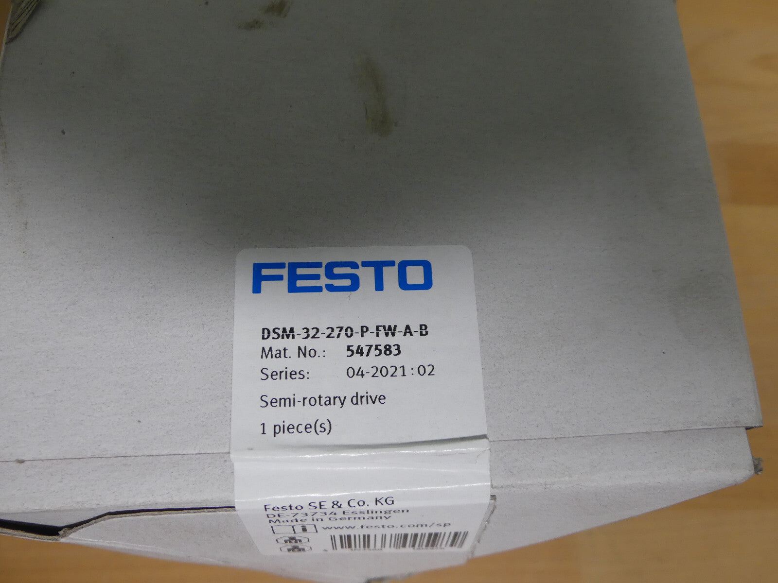 FESTO DSM-32-270-P-FW-A-B  (547583) SEMI-ROTARY DRIVE