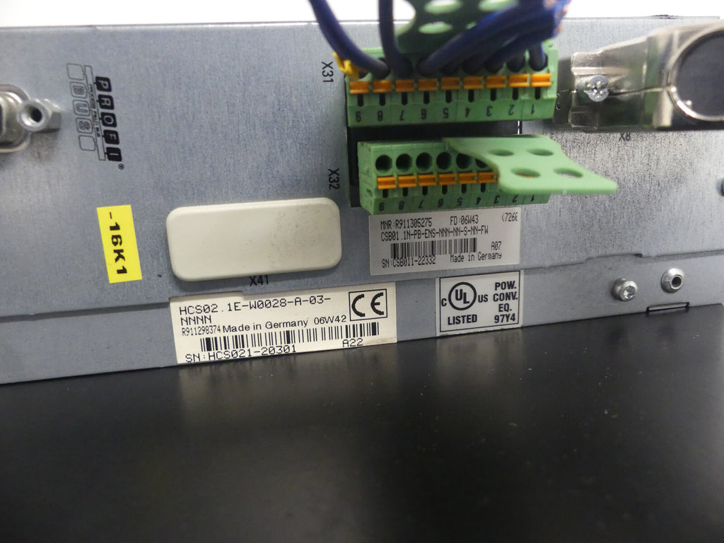 Rexroth HCS02.1E-W0028-A-03-NNNN + CSB01.1N-PB-ENS-NNNN-NN-S-NN-FW