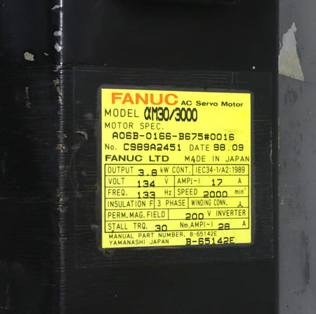 FANUC A06B-0166-B675#0016