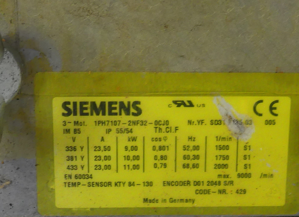 SIEMENS 1PH7107-2NF32-0CJ0