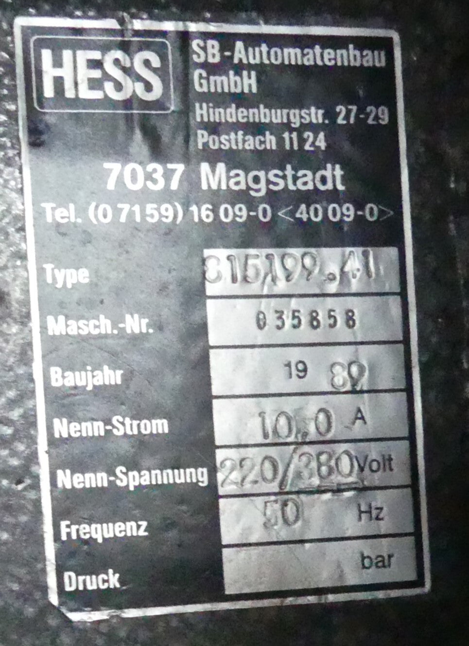 HESS Opal 115