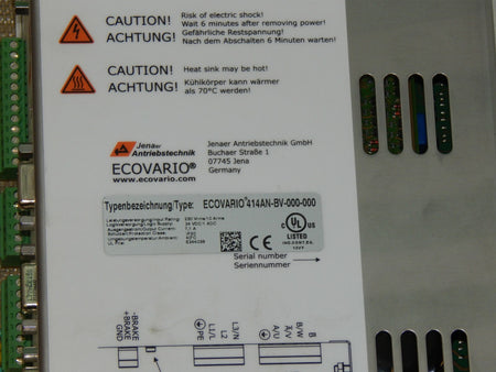  Jenaer Antriebstechnik  ECOVARIO  414AN-BV-000-000 s.Bilder