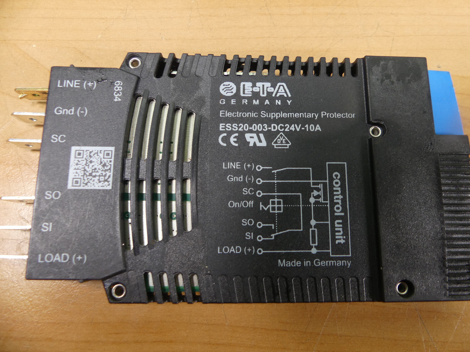 6 X E-T-A Elektronischer Schutzschalter ESS20-003-DC24V-10A