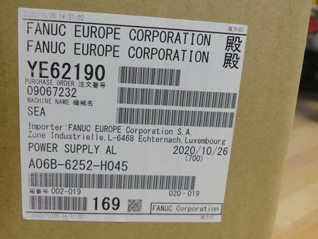 FANUC A06B-6252-H045 Servo Amplifier New