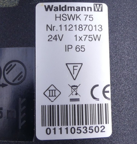 Waldmann HSWK75 112187013