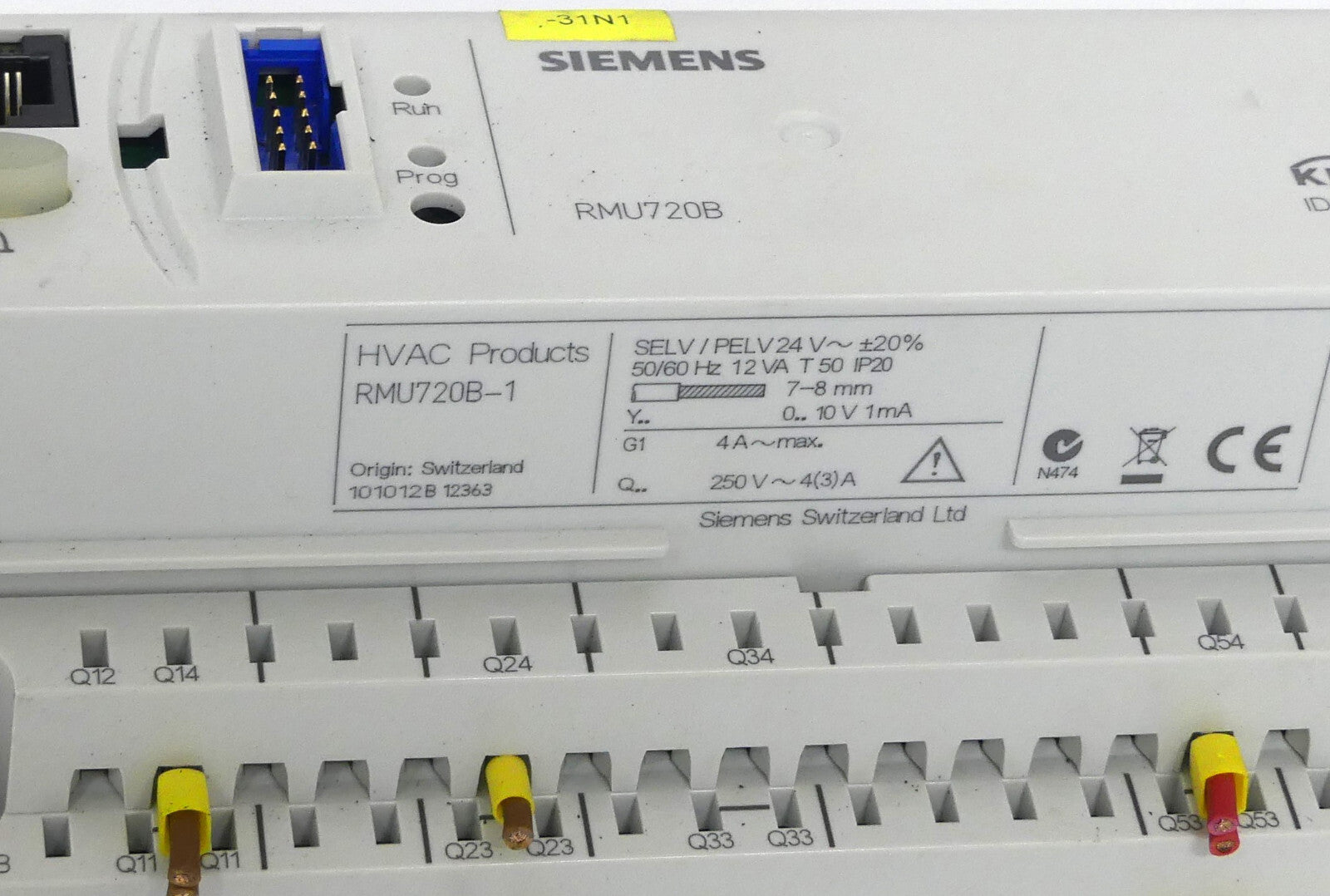 Siemens Steuerungsmodul Universalregler HVAC RMU720B-1