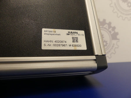 Hahn RPT200 V3 Displayeinheit