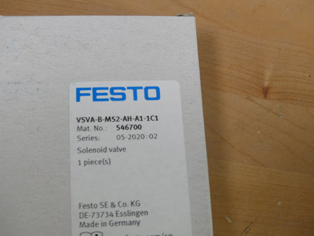 FESTO VSVA-B-M52-AH-A1-1C1