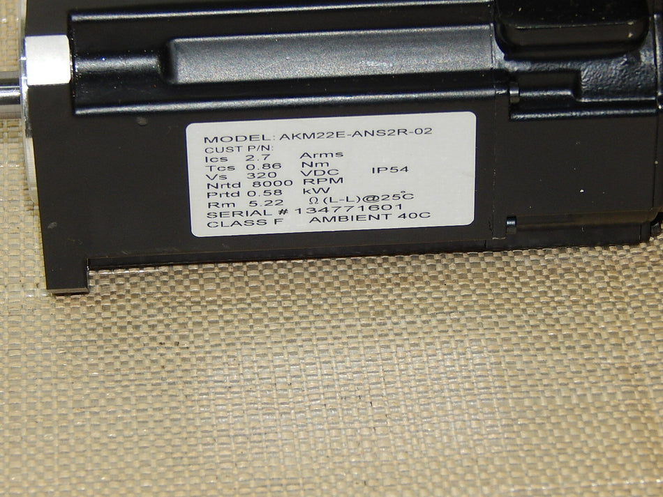 KOLLMORGEN Servomotor AKM22E-ANS2R-02  Neuwertig 