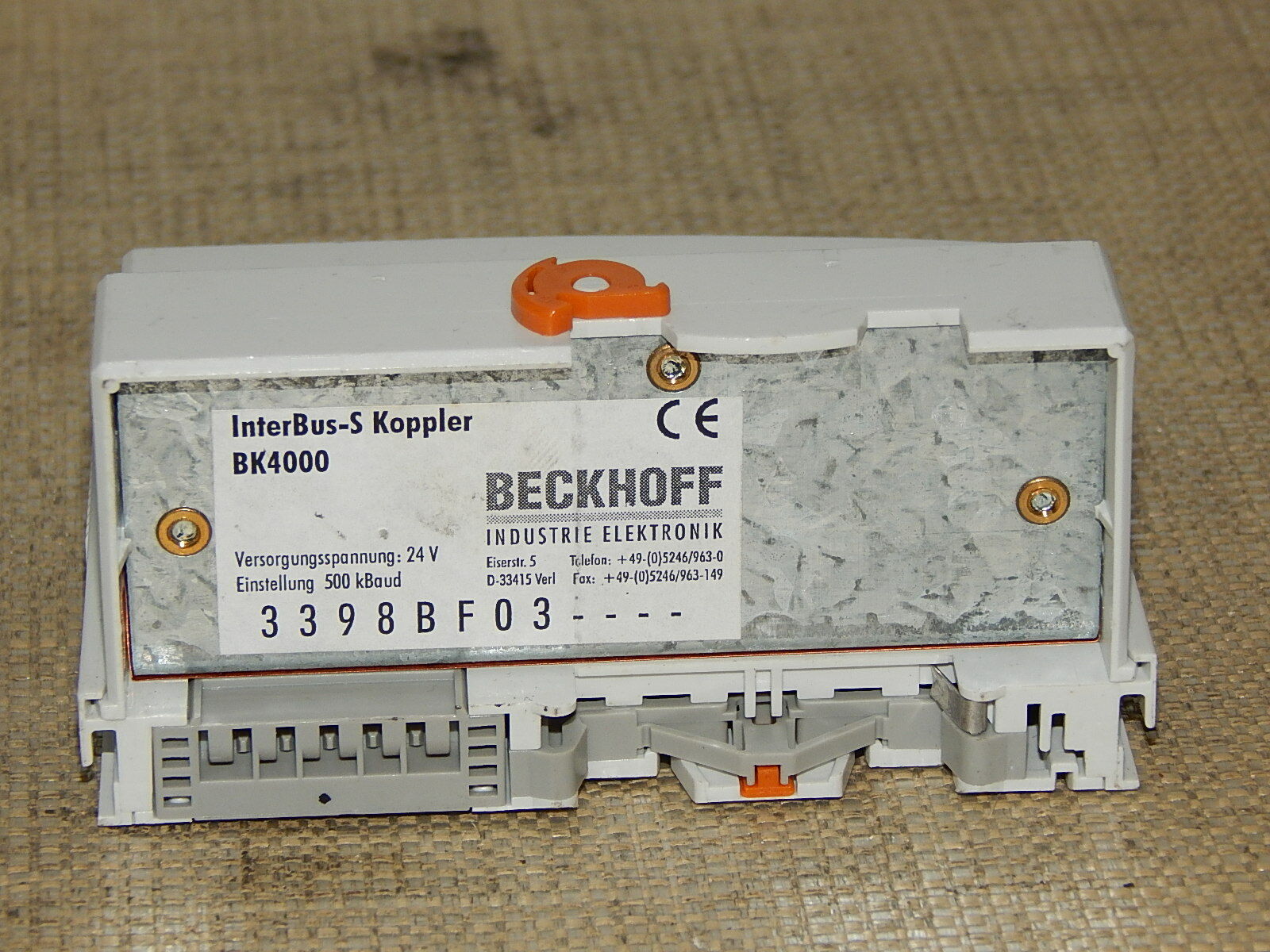 BECKHOFF BK4000 Interbus-S Koppler / Coupler  USED