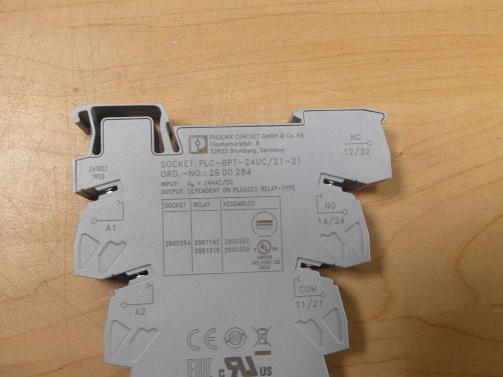 8X PHOENIX CONTACT PLC-BPT-24UC/21-21 2900284