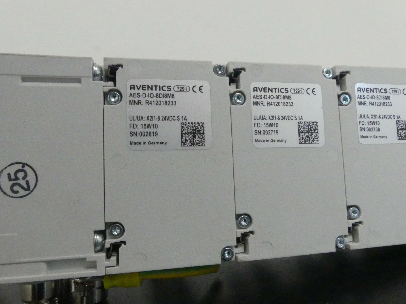 Rexroth AES-D-BC-PDP + 4x AES-D-IO-8DI8M8